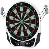 HOMCOM Elektronische Dartscheibe, Dartboard mit LCD-Display, 6 Darts, 24 Dartköpfe, 18 Spiele, 159 Trefferoptionen, für 8 Spieler   Aosom – Bild 1