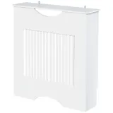 HOMCOM Heizkörperverkleidung, Heizungsabdeckung, Abdeckung, MDF, Weiß, 78 x 19 x 82cm   Aosom – Bild 1