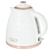 HOMCOM Wasserkocher 1,7 L, 2200W, Kabellos, Schnellkochfunktion, BPA-Frei, Elektrischer Wasserkocher mit Kalkfilter, Automatische Abschaltung, 360° Drehbasis, Trockenlaufschutz, Creme   Aosom – Bild 1