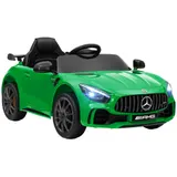 AIYAPLAY Kinder Elektroauto 12 V Kinderauto mit 2,4G Fernbedienung, USB, MP3, Musik, Elektrofahrzeug mit Lichten, Sanftstart, Rückwärtsfunktion, 3-5 km/h, für Kinder 3-6 Jahre, Grün   Aosom – Bild 1