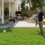 SPORTNOW Mölkky Spiel Wurfspiel Holz Kubb Wikingerspiel mit 12 Skittles 1 Stock Transportbox Outdoor Spiel für Familie Gruppen Garten Picknick, Strand, Freizeit   Aosom – Bild 3