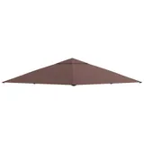 Outsunny Ersatzdach Pavillon 2,93x2,93m Pavillonabdeckung Sonnenschutz aus Polyester in Kaffee, ideal für Garten & Terrasse   Aosom.de – Bild 1