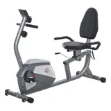 HOMCOM Liegeergometer mit LCD-Anzeige, 8-stufig einstellbarem Magnetwiderstand, für Nutzergewicht bis 110 kg, Metall ABS 136x62,5x38cm   Aosom.de – Bild 1