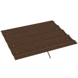 Outsunny Ersatzdach für 2,85 x 2 m Pergola, wasserabweisend einziehbar Welle Überdachung mit Regenabflusslöchern, UV-Schutz 30+, winterfest Schattenabdeckung für Garten, Balkon, Terrasse, Kaffee   Aosom – Bild 1