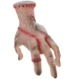 HOMCOM 21cm Halloween Dekoration Realistisches Narbes Händchen mit Aktion-und Soundfunktion, Gruselrequisiten Dekorationen, Horror-Requisiten Geeignet für Halloween und Cosplay   Aosom – Bild 1