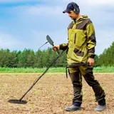 Outsunny Metalldetektor für Erwachsene 5 Modi Tragbar Ortungsgerät mit Alarm Spule LCD-Display, IP68 Wasserdichter Metall Pin Pointer, Metallsuchgerät, Metallpointer für Hunt, Relikte, Dunkelgrau   Aosom – Bild 3