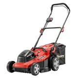 Outsunny Elektro Rasenmäher 800 W mit 40 cm Schnittbreite 45L Fangkorb Akkuanzeige Überlastschutz 7 Schnitthöhen Elektrischer Sichelmäher mit abnehmbar Griffe, Mäher für Rasen   Aosom – Bild 1