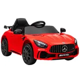 AIYAPLAY Kinder Elektroauto 12 V Kinderauto mit 2,4G Fernbedienung, USB, MP3, Musik, Elektrofahrzeug mit Lichten, Sanftstart, Rückwärtsfunktion, 3-5 km/h, für Kinder 3-6 Jahre, Rot   Aosom – Bild 1