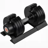 SPORTNOW Hantelset, Hanteln mit Ablagefach, rutschfest Griff, Kurzhantelset aus Kunststoff, verstellbar 6/11/16/20 kg Kurzhanteln, Dummbell Set für Zuhause, Fitnessstudio, Krafttraining   Aosom – Bild 1