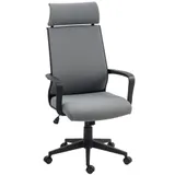 HOMCOM Bürostuhl, Ergonomischer Schreibtischstuhl mit Armlehne, Kopfstütze – Bild 1