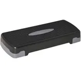 HOMCOM Steppbrett Aerobic Fitness 2-stufig höhenverstellbar 10/15 cm Heimtrainer Stepper Schwarz Grau 68x29x15cm für effektives Workout   Aosom.de – Bild 1