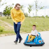 AIYAPLAY 12V Kinder Autoscooter mit 2,4 G Fernbedienung, Elektro Bumper mit Musik und Lichtern, 1,5-3 km/h, Kinder Elektroauto mit 360°-Drehung, für Kinder 3-5 Jahre, Blau   Aosom – Bild 3