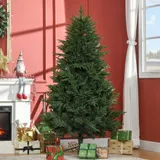HOMCOM 180 cm künstlicher Weihnachtsbaum naturgetreu mit dichten Zweigen und 4030 Astspitzen, realistisches Aussehen in Grün   Aosom.de – Bild 3