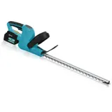 Outsunny Elektro Heckenschere Akku Elektrischer Heckenschneider mit 51cm Schnittlänge, Bürstenlosem Motor, 2 Akkus, Kabellos, Metall, für Äste, Sträucher, Zweige, Blau   Aosom – Bild 1