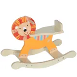 AIYAPLAY Schaukelpferd Schaukeltier Löwe mit Haltegriffen Baby Schaukelspielzeug Schaukel Schaukelsitz für Kleinkinder 2-5 Jahre   Aosom – Bild 1