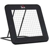 HOMCOM Fußballtor klappbar Rebounder Rückprallwand 5-stufig verstellbar für Mehrsportarten 128x118x108-120cm   Aosom.de – Bild 1