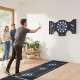 SPORTNOW Elektronische Dartscheibe Dartboard mit 12 Dartpfeilen und Ersatzspitzen, Dartautomat mit LCD-Anzeige für 8 Spieler   Aosom.de – Bild 3