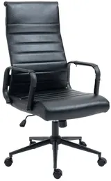 Bürostuhl Kolumbus Echtleder Schreibtischstuhl Computerstuhl Chefsessel Stuhl – Bild 1