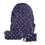 coocazoo Schulrucksack-Set MATE 3-tlg. Schultasche inkl. Mäppchen und Geldbörse – Bild 1