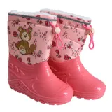 Gummistiefel Kinder Stiefel Regenstiefel Nici Thermostiefel Unisex Pink Bär – Bild 1