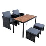 Polyrattan Gartenmöbel Set Sitzgruppe Essgruppe Gartenset Rattanmöbel Rattan Set – Bild 1