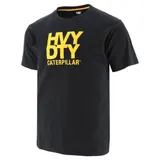 CAT T-Shirt Heavy Duty Herren schwarz robust strapazierfähig Baumwolle – Bild 1