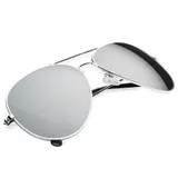 Sonnenbrille Pilotenbrille Fliegerbrille Police Pornobrille Spiegelbrille – Bild 1