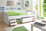 Ticaa Sofabett Funktionsbett Gästebett Marlies Kiefer Weiß – Bild 1