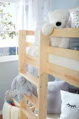 Ticaa Etagenbett Finn Natur mit 4er Funktionsschubkasten – Bild 5
