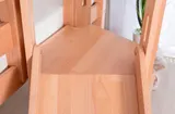 Ticaa Hochbett mit Rutsche Podestbett "Tino" Buche Natur Motiv, teilbar mit Farbauswahl – Bild 5