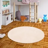 Pergamon Kinder Super Soft Fellteppich Pearl Kids Rund – Bild 1