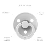 Bibs 2er-Pack Colour Schnuller Latex, 0-6M – Bild 5
