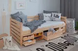 Ticaa Sofabett Naomi inkl. Funktionsschubkästen, 90x200 – Bild 1