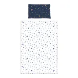 Bornino Home Bundle Betten-Set 2-teilig inkl. Bettwäsche Mond und Sterne 100x135 cm – Bild 5