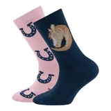 Ewers 2er-Pack Socken Pferd Hufeisen – Bild 3