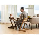 Stokke® Tripp Trapp® Bundle Treppenhochstuhl Eiche inkl. Newbornset Light Grey & Babyset – Bild 4