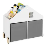 Pinolino Bücherregal Haus mit Rollen – Bild 1
