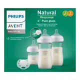 Philips Avent 4-tlg Babyflaschen-Set, Natural Response, Glas, ab Geburt – Bild 1