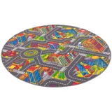 Snapstyle Kinder Straßenteppich 3D Big City Rund – Bild 5
