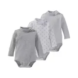 Bornino Lieblinge 3er-Pack Bodys langarm mit Rollkragen – Bild 3