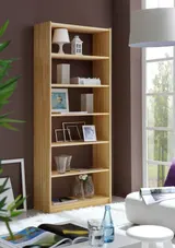 Ticaa Standregal Bücherregal Kiefer Natur H214 cm – Bild 3