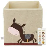 Bieco Aufbewahrungsbox Kinder Kallax Esel – Bild 3