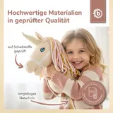 Bieco Steckenpferd Einhorn Aurora aus Holz – Bild 5