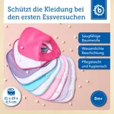 Bieco Baby Lätzchen 10er Pack abwaschbar - ab Geburt – Bild 1