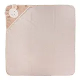 Fehn Kapuzenbadetuch 80x80cm rosa – Bild 1