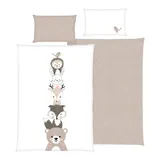 Baby Best Renforcé Wende-Bettwäsche Woodland Crew 40x60 / 100x135 cm – Bild 1