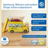 Bieco Aufbewahrungsbox mit Deckel Kinder Schulbus – Bild 1