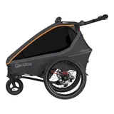 Qeridoo Fahrradanhänger Kidgoo 2 Sport FIDLOCK Edition – Bild 1
