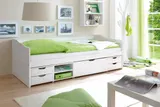 Ticaa Sofabett Funktionsbett Gästebett Marlies Kiefer Weiß – Bild 3