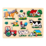Small Foot Greifpuzzle Bauernhof – Bild 3